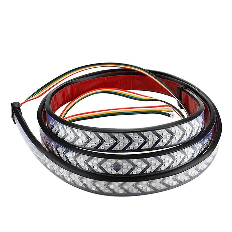 60 Inch 150CM Car LED Light Bar Truck Trunk Brake Light Pickup Red LED Flow Yellow Turn Signal Light