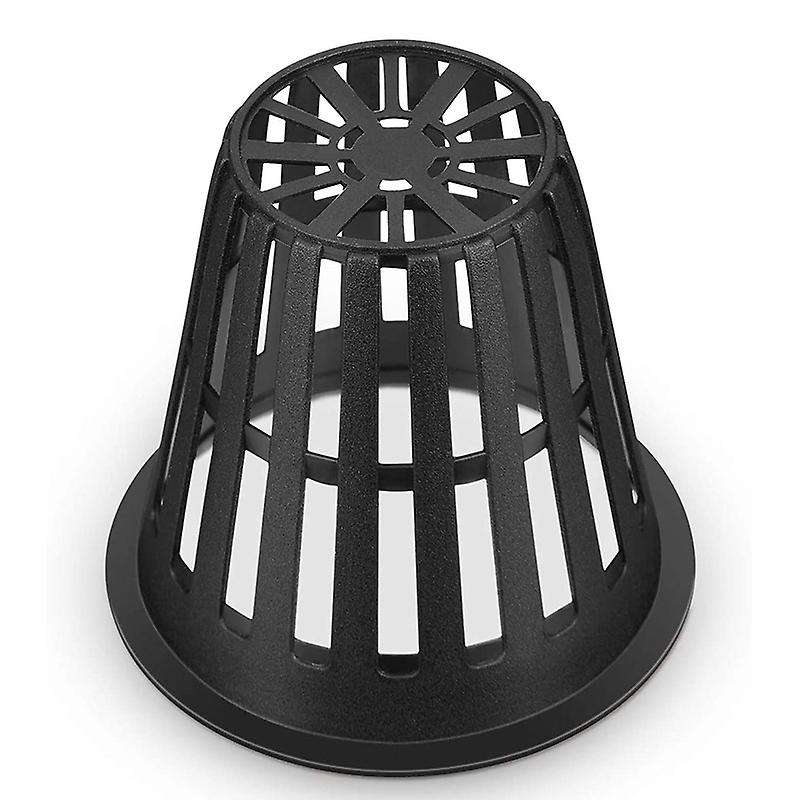 60 Pack 2 Inch Slotted Mesh Wide Lip Plant Net Basket Compatible Hydroponics