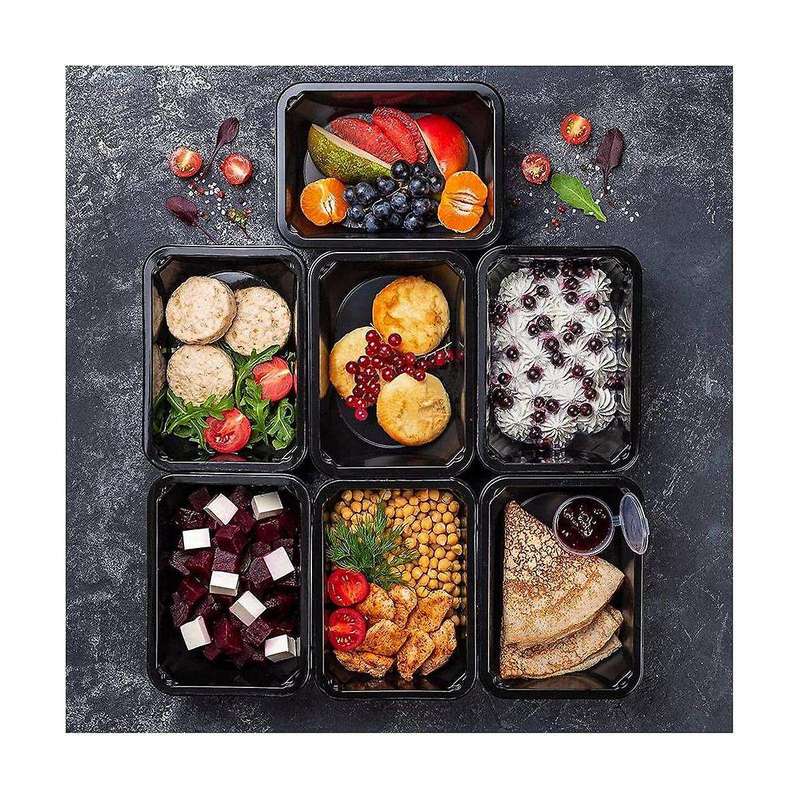 60 Pack Food Storage Containers with Lids Also Disposable Plastic Food Containers Containers Stacka