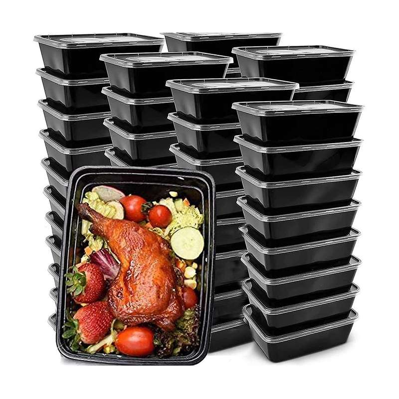 60 Pack Food Storage Containers with Lids Also Disposable Plastic Food Containers Containers Stacka