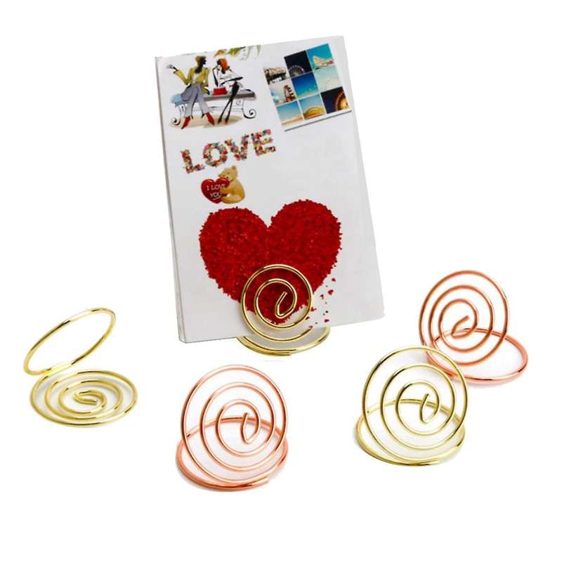 60 Pcs for Holders Place Photo Center Holder Clip Decoration Stereo Clips Mini Dining Home Reserved
