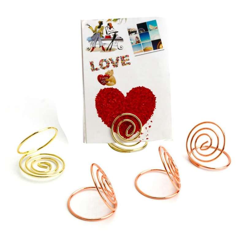 60 Pcs for Holders Place Photo Center Holder Clip Decoration Stereo Clips Mini Dining Home Reserved