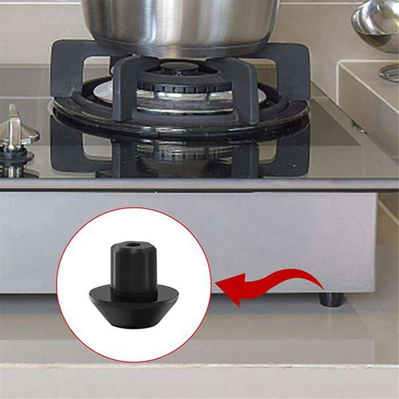 60 Pcs Rubber Grate Feet Rubber Foot Replacements Compatible for WB2K101 Gas Range Burner Grate Repl