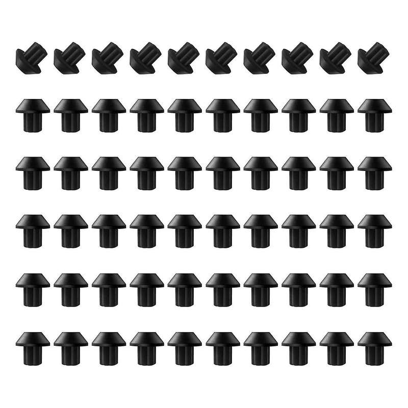 60 Pcs Rubber Grate Feet Rubber Foot Replacements Compatible for WB2K101 Gas Range Burner Grate Repl