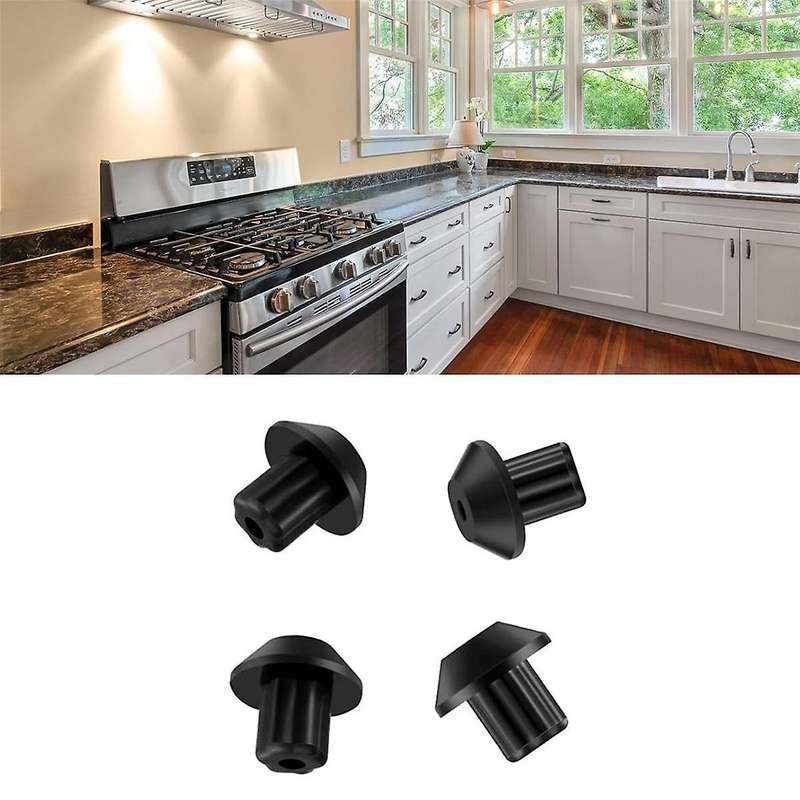 60 Pcs Rubber Grate Feet Rubber Foot Replacements Compatible for WB2K101 Gas Range Burner Grate Repl