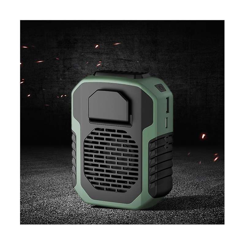 6000mah Portable Hanging Waist Fan Wearable Electric Fan Usb Charging Mini High Wind Power Fan for O