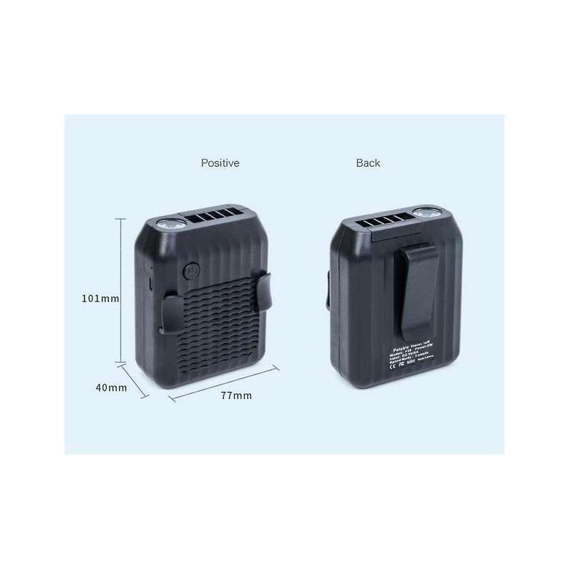 6000mah Hanging Neck Fan Mini Cooler Usb Mobile Charging Bank Ventilador Waist Hanging Fan with Str