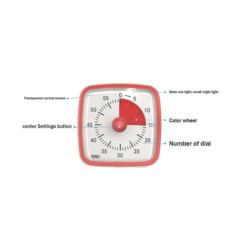 60- Timer, Classroom Classroom Timer, Countdown Timer and Adults, Time Management Tool for Teaching