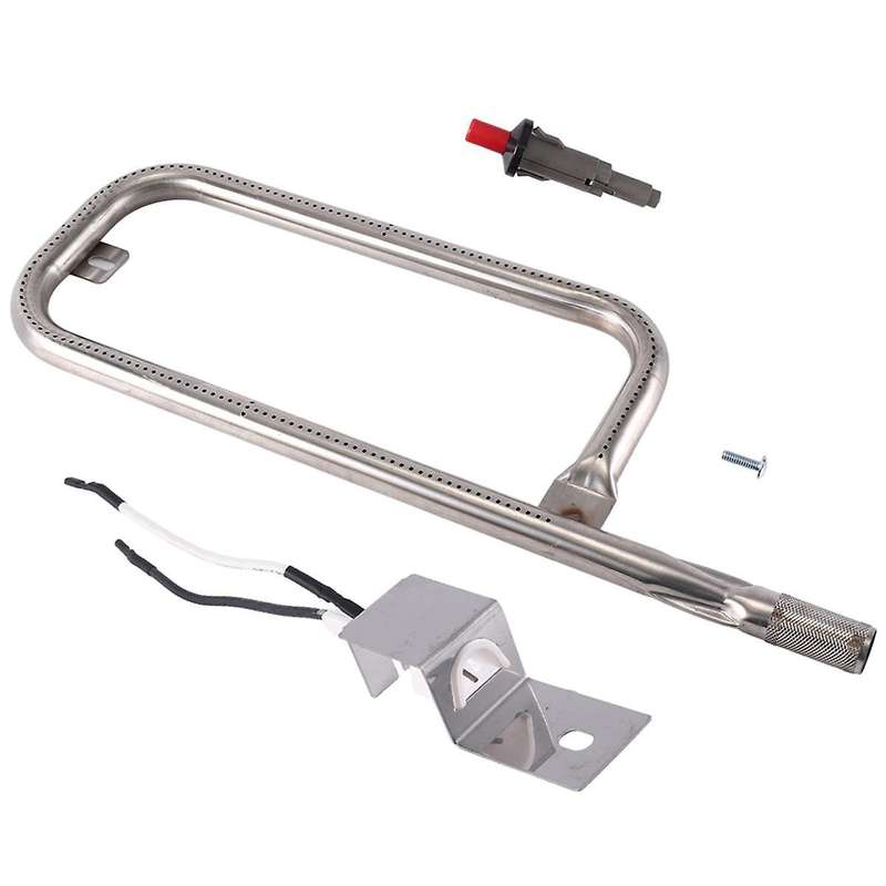 60040 Barbecue Burner Tube Compatible with Q100 Q120 Q1000 Q1200 and 80462 Ignitor Kit Replacement