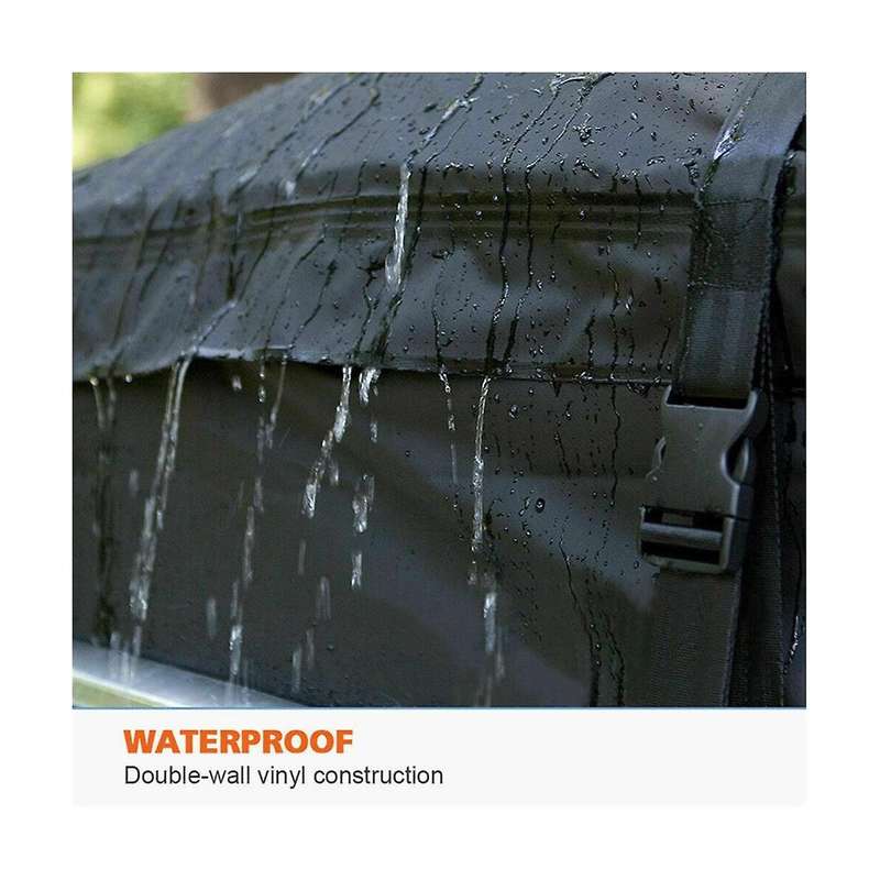 600D Oxford Cloth Car Roof Bag Luggage Storage Pouch Waterproof Sunscreen Dustproof Camping Self-Dr