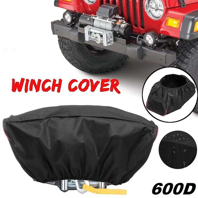 600D Winch Dust-Proof Cover 5000LB-13000LB Pound Capacity Winch Cover