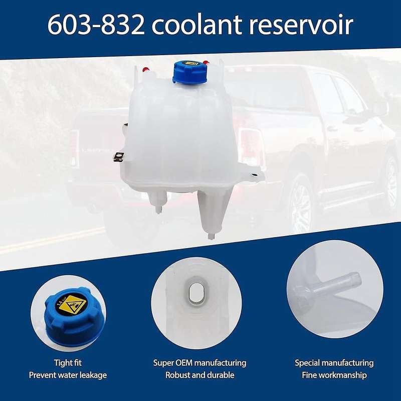 603-832 Coolant Reservoir 52014880aa for Ram 2500 Ram 1500 Ram 3500 Coolant Reservoir