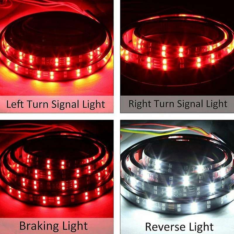 60Inch Double Led Light Strip Bar Reverse Brake for Truck