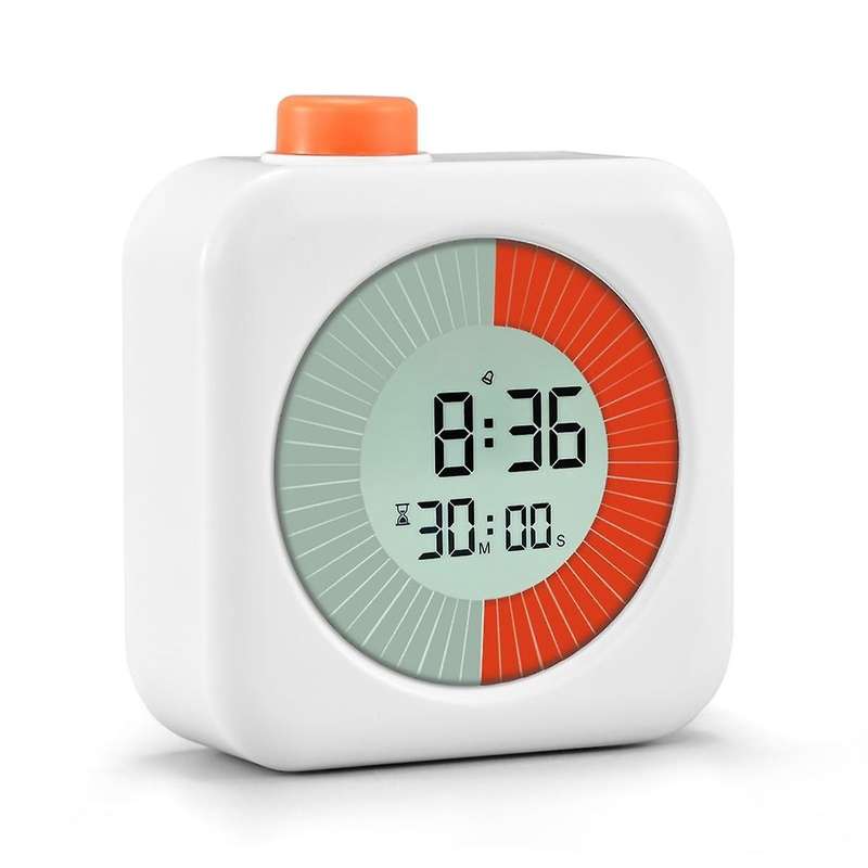 60Minute Visual Timer,Dual Timer Clock,Classroom Timer,Countdown Timer for Timer Management Tool for