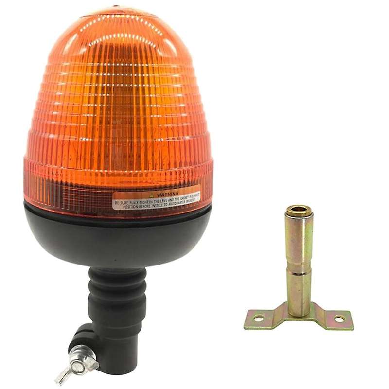 60LED Car Rotating Flashing Car Warning Light Emergency Flashing Light Safety-Signal Light for Tract