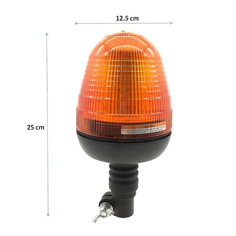 60LED Car Rotating Flashing Car Warning Light Emergency Flashing Light Safety-Signal Light for Tract