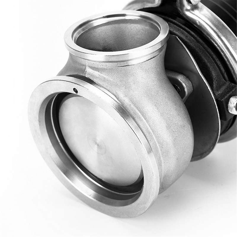 60mm Wastegate Turbo External Kit with V-Band Flange and Clamp Universal Turbo External Waste Gate f