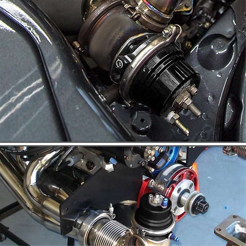 60mm Wastegate Turbo External Kit with V-Band Flange and Clamp Universal Turbo External Waste Gate f