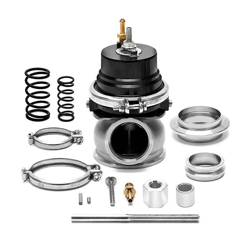 60mm Wastegate Turbo External Kit with V-Band Flange and Clamp Universal Turbo External Waste Gate f