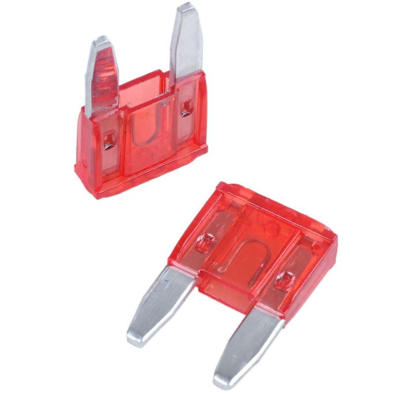 60pcs 10a 10a Auto Mini Blade Fuses Red for Car