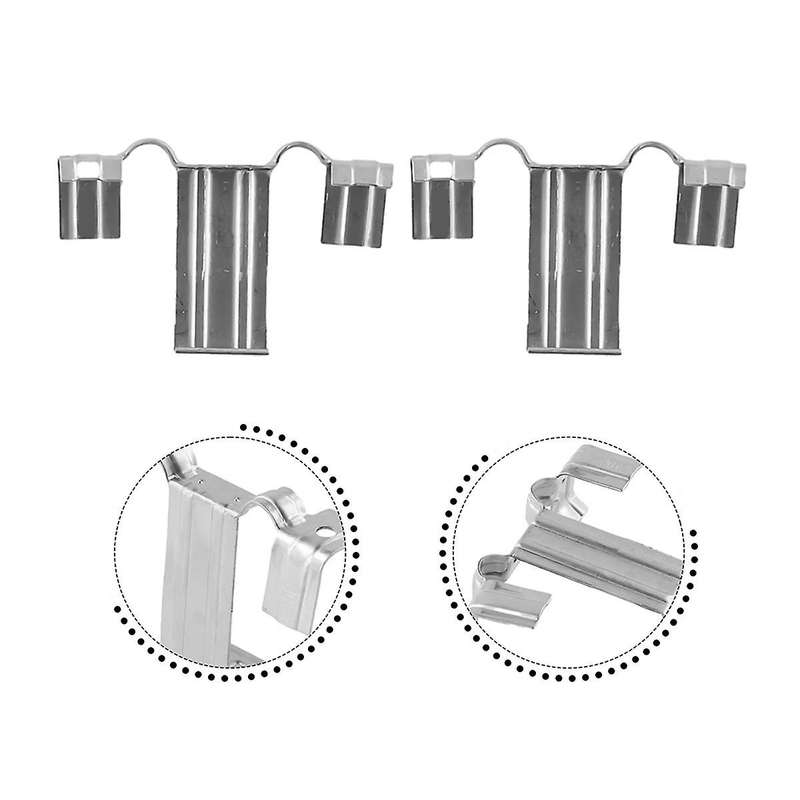 60PCS 35mm Solar Panel Photovoltaic Water Guide Clip Stainless Steel Deflector Mud Drain Button Wate