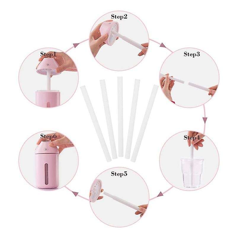 60pcs Cotton Swab Filters Refill Sticks Replacement Wicks for Portable Personal Usb Powered Humidif