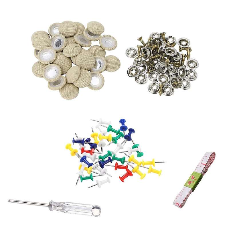 60pcs Diy Roof Lining Repair Kit Fix Sagging Headliner Pin Buckle Screw No Glue for Truck/car Screw