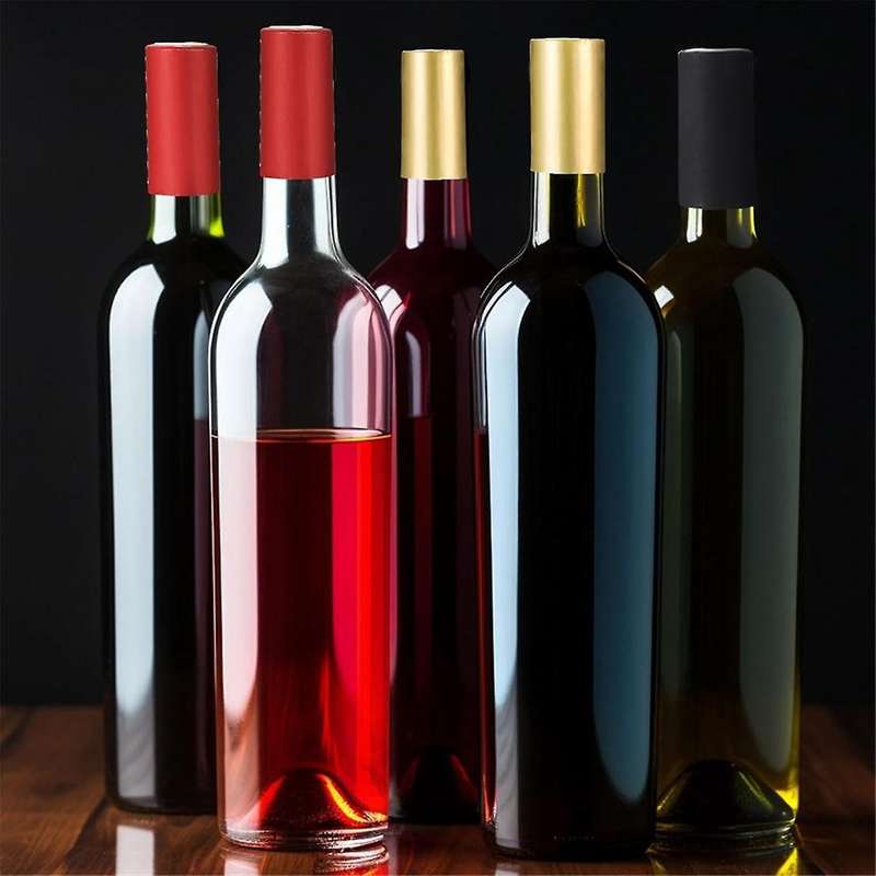 60pcs Wine Sealer for Wine Bottles, 30pcs Wine Bottle Cork Stoppers and 30pcs Pvc Heat Shrink Capsul