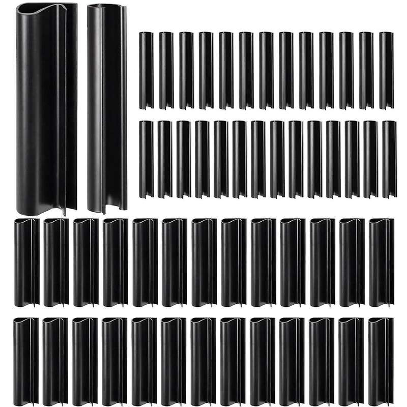 60pcs Winter Pool Cover Clips for Above Ground Pool Covers-2 Shapes Pool Cover Clips 4.7 Inch Pool W