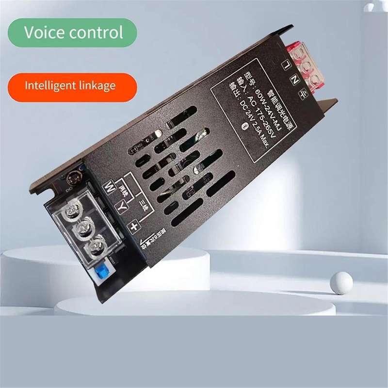60W LED Strip Controller DC24V Lighting Transformer Intelligent Dimming Power Supply with Bluetooth