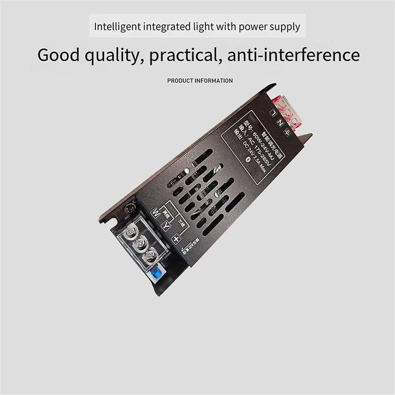 60W LED Strip Controller DC24V Lighting Transformer Intelligent Dimming Power Supply with Bluetooth