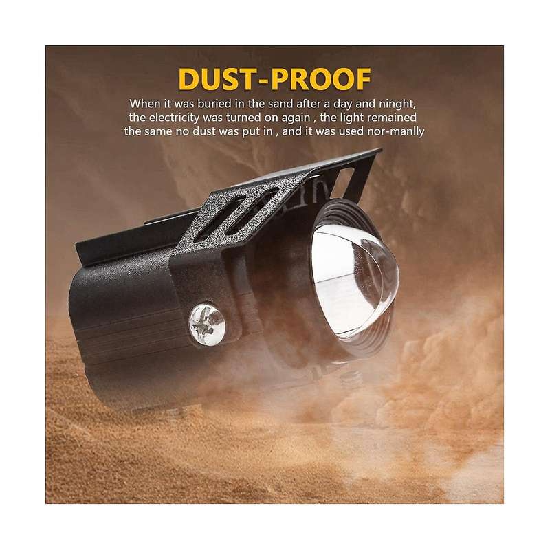 60w Motorcycle Led Driving Lights Fog Lamp Spot Lights White+yellow Headlights for Motorcycle Suv B