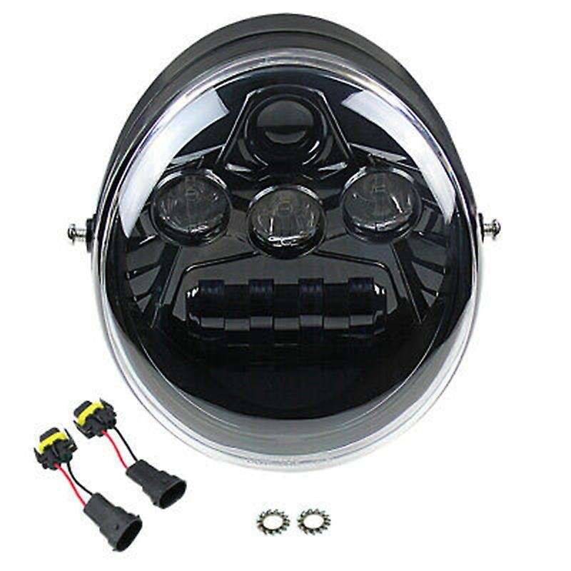 60W Motorcycle LED Headlights HI Low Beam Headlights for VRSC VRSCA VRSCB V-Rod Muscle 2002-2017