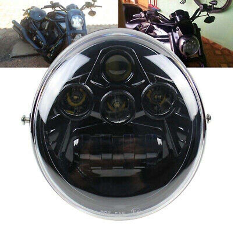 60W Motorcycle LED Headlights HI Low Beam Headlights for VRSC VRSCA VRSCB V-Rod Muscle 2002-2017