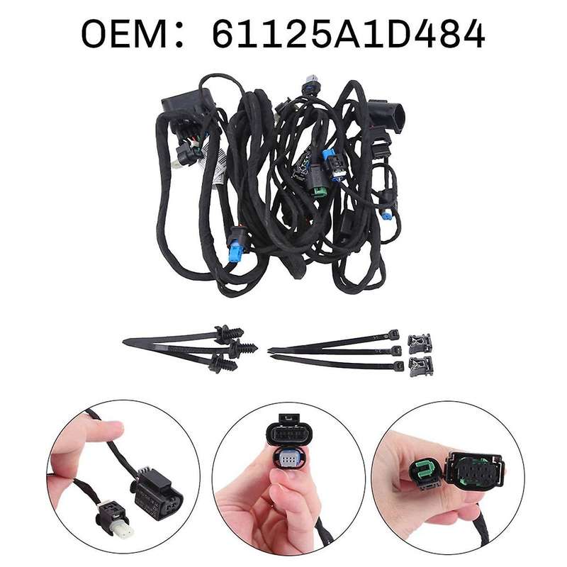 61125A1D484 Car Front Bumper Wiring Harness, Front End for Car Horn Wiring Harness