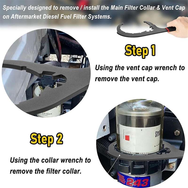 61090 Fuel Filter Wrench for 5inch Oil Filter Removal Tool, for Pro 230, 232, 233, 234, 242, 243