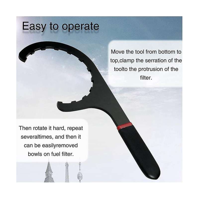 61060 Filter Wrench for Paccar, Oil Filter Removal Tool, Fit for Kenworth, Peterbilt & Diesels