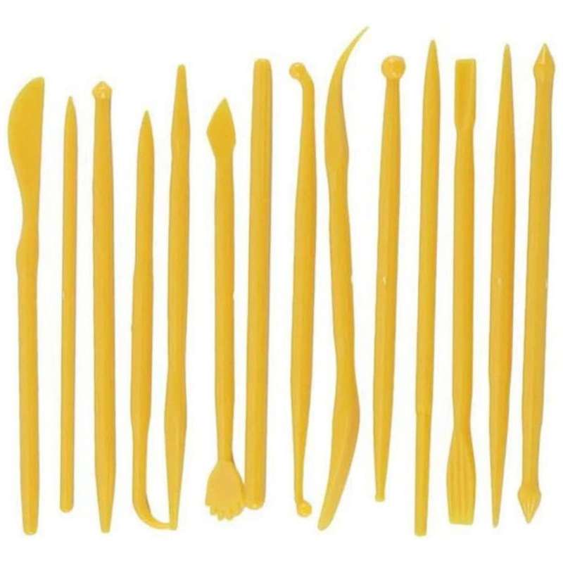 61 Pcs Pottery Clay Tools Set Clay Shaping Tool Cake Fondant Decoration Supplies Clay Pottery Tools