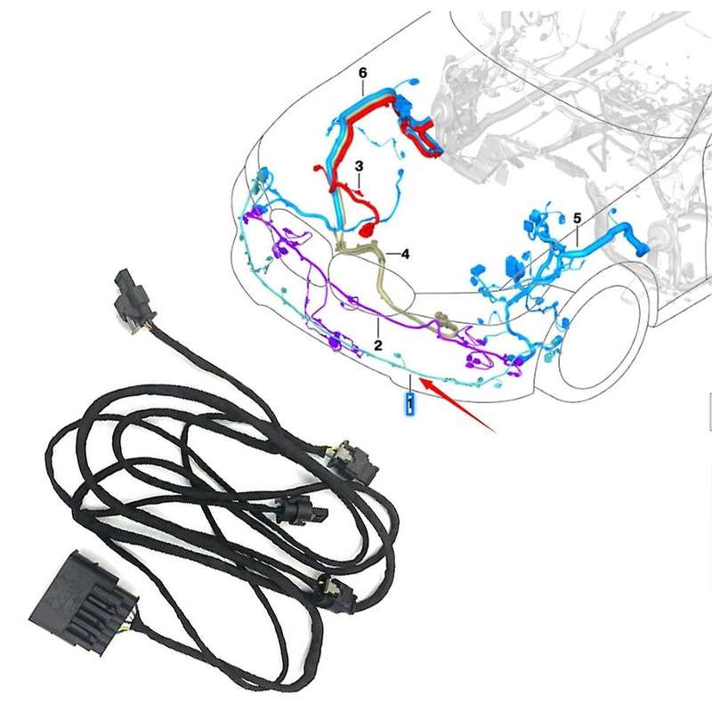 61128717378 for Front Bumper Radar Line Speed G20 G28 320 325 330 Front Bumper Parking Sensor