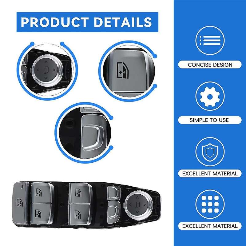 61317941997 Car Driver Side Window Switch for G30 518D 520 530 540 M550 2015-2020