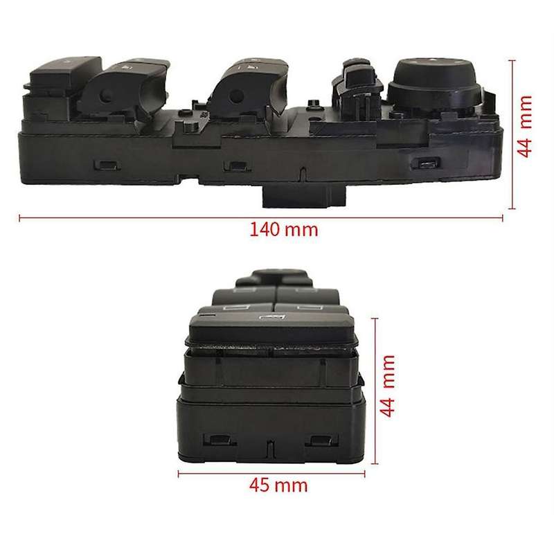 61319208107 Left Driver Side Window Regulator Switch Power Window with Curtain Switch Button for 3 S