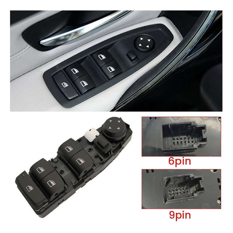 61319208109 Left Driver Side 9 Pin Window Regulator Switch Power Window Switch Button for 3 Series F