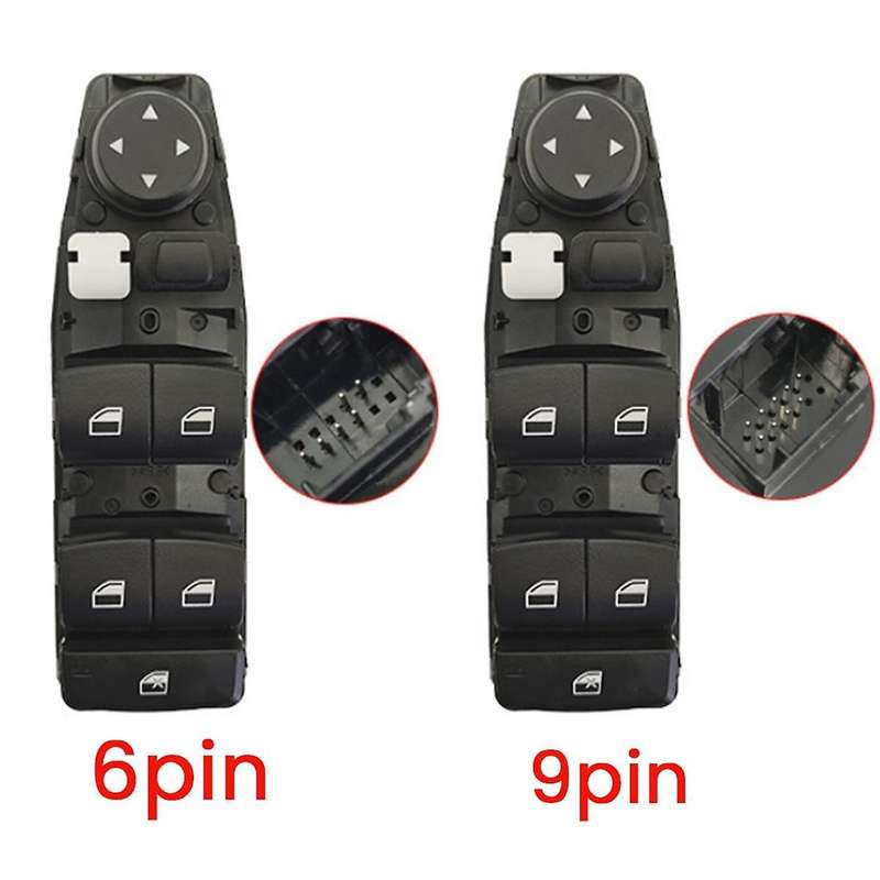 61319208108 Left Driver Side 6 Pin Window Regulator Switch Power Window Switch Button for 3 Series