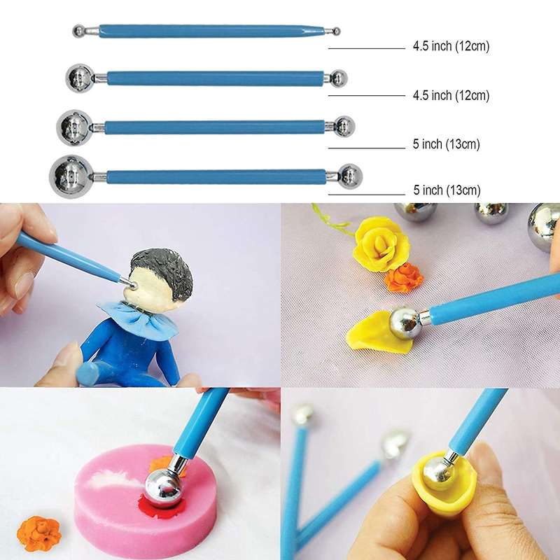 61Pcs Clay Tools Sculpting Pottery Tools Polymer Modeling Clay Sculpture Set for Pottery Modeling,Ca