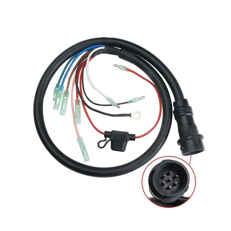 61T-82590-00 Outboard 7Pin Wire Harness Hardness Assy for Outboard Motor 2T 25HP 30HP C25 C30 Parsun