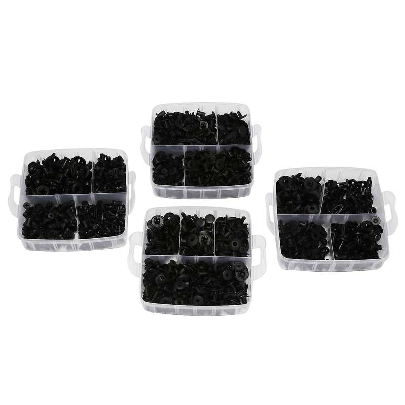 620Pcs/Box Auto Fastener Clip Mixed Car Body Push Retainer Pin Rivet Bumper Door Trim Panel Retainer