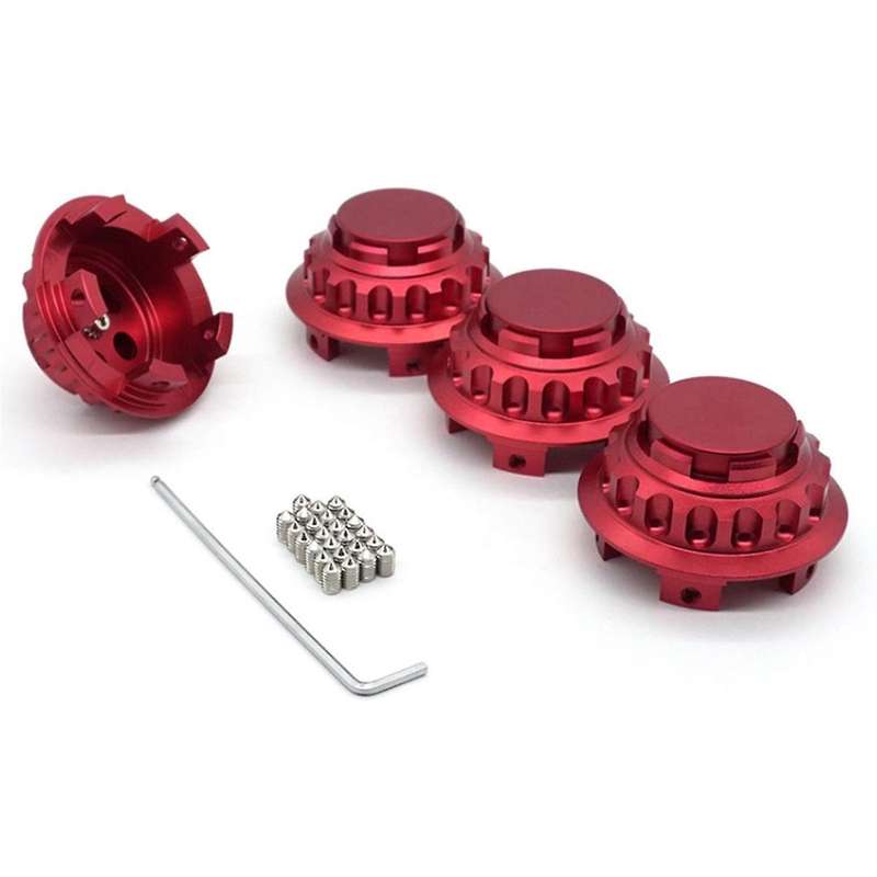 62Mm Wheel Center Cap Hub Cover Wheel Hubcap Cover for 42603-0D070 42603-12730 Red