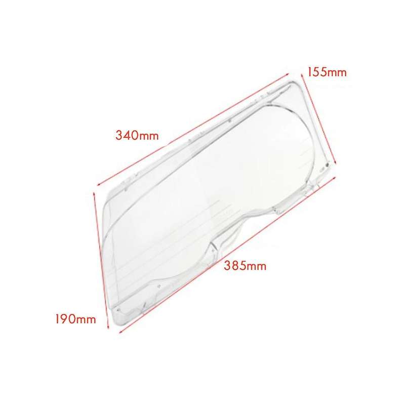 63126924046 Right Car Headlight Clear Mirror Headlight Clear Cover Clear Pc Light Cover for E46 325