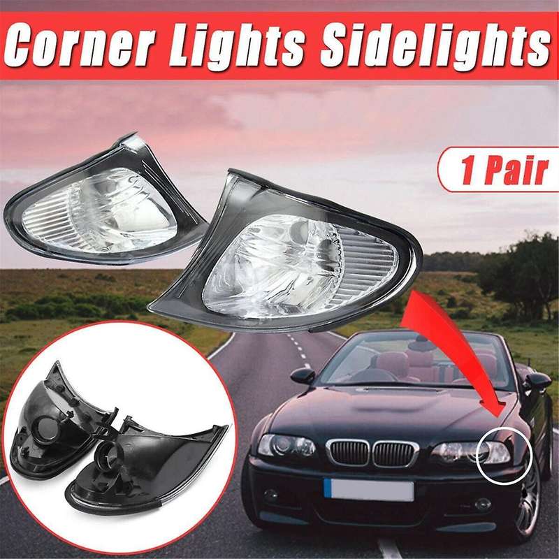 63137165859 63137165860 Car Front Indicator Turn Signal Corner Lights for 3 Series E46 4-door 325i 3