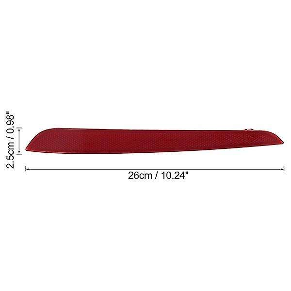 63147388765 Rear Bumper Trim Reflector Strip Reflective Cover Left Side for - G30 G38 530I 2017-2020